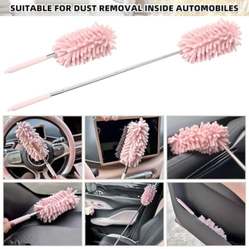 Compact Car Interior Duster with Telescopic Extension