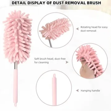 Compact Car Interior Duster with Telescopic Extension