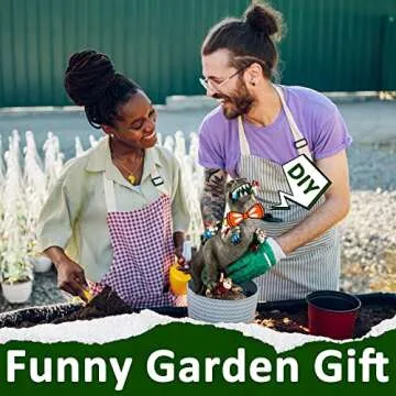 14" SOWSUN Dinosaur Garden Gnomes - Outdoor Decor