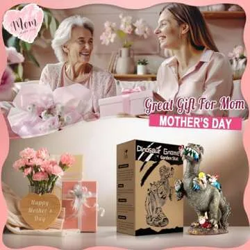 14" SOWSUN Dinosaur Garden Gnomes - Outdoor Decor