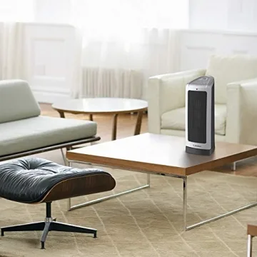 Lasko 5309 Ceramic Tower Heater Quiet Adjustable Thermostat
