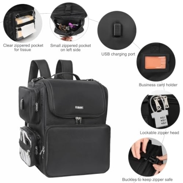 Relavel Hair Tools Travel Bag for Stylish Professionals