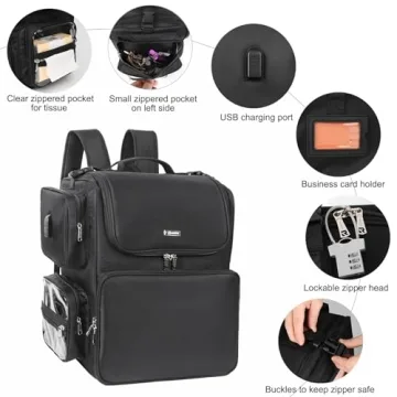 Relavel Hair Tools Travel Bag for Stylish Professionals