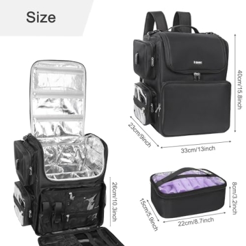 Relavel Hair Tools Travel Bag for Stylish Professionals