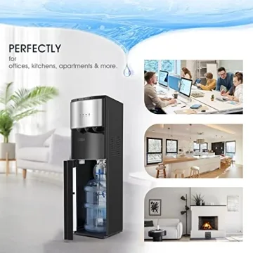 5 Gallon Bottom Loading Water Cooler with Hot Cold Options
