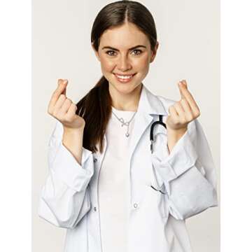 Dcfywl731 Nursing Graduation Gifts for Her,Initial Nurse Necklace for Women,Nurses Week Gifts for Women,Nursing Graduation Gifts for Her,Student Nurse Appreciation Gift