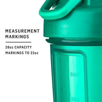 BlenderBottle Classic V2 Shaker Bottle Perfect for Protein Shakes and Pre Workout, 28-Ounce (2 Pack)...