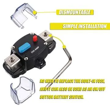 EPLZON 200A Circuit Breaker for Cars RVs Marine