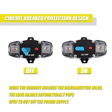 EPLZON 200A Circuit Breaker for Cars RVs Marine