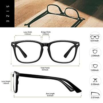 Wearpro Blue Light Blocking Glasses for Comfort and Style
