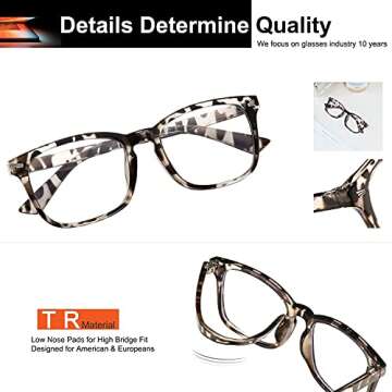 Wearpro Blue Light Blocking Glasses for Comfort and Style