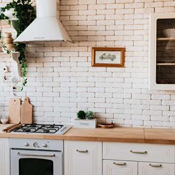 Goo-Ki Vintage Retro Brass Zinc Alloy Cabinet Handles - 3.78''(96mm) Hole Center Cabinet Pull Hardware for Bedroom, Kitchen, 6 Pack