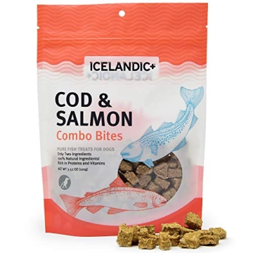 Icelandic+ Plus Cod & Salmon Combo Bites Dog Treat 3.0-oz Bag