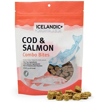 Icelandic+ Plus Cod & Salmon Combo Bites Dog Treat 3.0-oz Bag