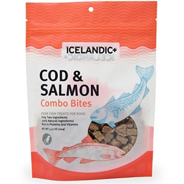 Icelandic Cod & Salmon Combo Bites for Dogs 3 oz