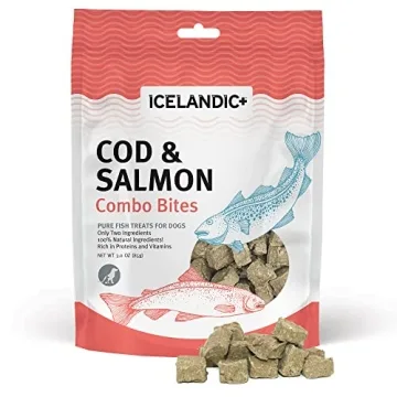 Icelandic Cod & Salmon Combo Bites for Dogs 3 oz