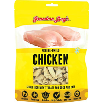 Grandma Lucy's Singles Chicken Pet Treats – 3.5Oz Pack of 1 Premium Dog Snacks