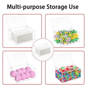 Watpot Acrylic Dryer Sheet Holder - Laundry Room Organizer