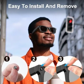 HiBloks LED Blocking Stickers for Ray-Ban Meta Smart Glasses