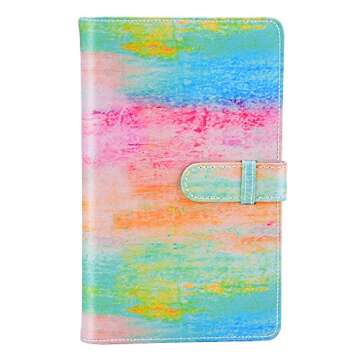 Sunmns Colorful Wallet PU Leather Photo Album Compatible with Fujifilm Instax Mini 12 11 9 8 90 26 7...
