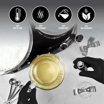 American Soy Organics Freedom Soy Wax Beads for Candle Making - Natural Candle Making Supplies - Paraffin-Free, Beeswax-Free Candle Wax for Container Candles, Tealights and Wax Melts, 25 lbs