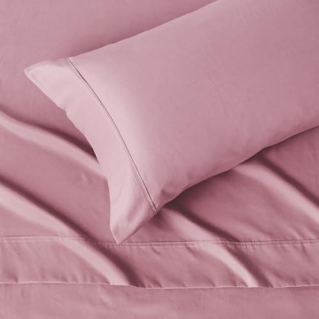 Super Soft Pink Microfiber Bed Sheet Set for All Ages