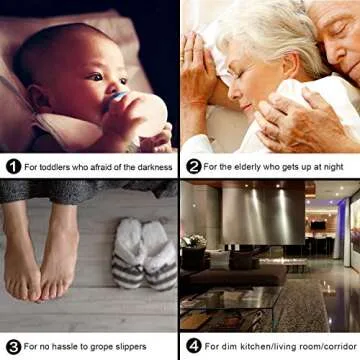 TekSky Plug-in LED Night Light with Smart Sensor - Auto On/Off LED Lights Dusk to Dawn for Bedroom, Bathroom, Stairs, Kitchen, Hallway - Compact Design, Energy Efficient, Daylight White(6 Pack)