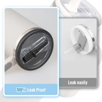 Flip Straw Lid for 40 oz Stanley Cup - Leakproof