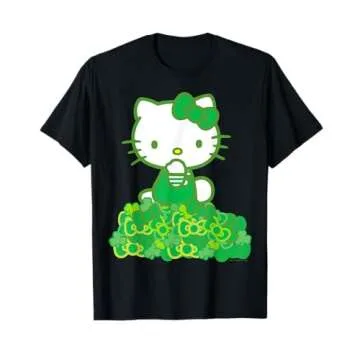 Hello Kitty Green Bows and Clovers Tee Shirt for All Occasions
