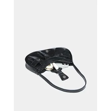 Chic Verdusa Women's Pleated Hobo Bag - Black