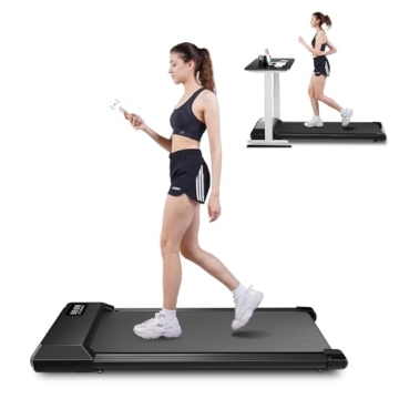SupeRun Walking Pad, Under Desk Treadmill, 3 in 1 Portable Treadmill with Remote Control LED Display...