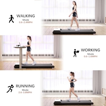 SupeRun Walking Pad Compact Under Desk Treadmill