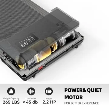 SupeRun Walking Pad Compact Under Desk Treadmill