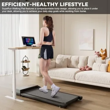 SupeRun Walking Pad Compact Under Desk Treadmill