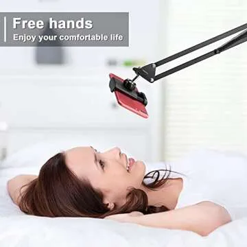 Klsniur Cell Phone Holder with Articulating Arm
