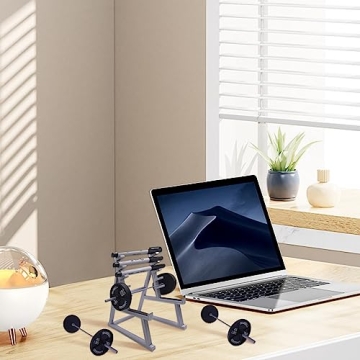 Zuukhard Squat Rack Pen Holder Fun Desk Accessories for Office Funny Pen Holder for Men Desk Mini Pen Organizer Unique for All Fitness Enthusiasts and Weightlifting Fans