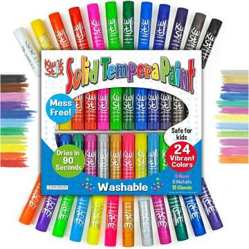 Kwik Stix Paint Sticks - 24 Washable Colors for Kids
