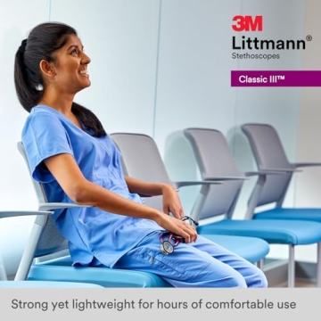 3M Littmann Classic III Stethoscope - Superior Sound Quality and Comfort