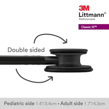 3M Littmann Classic III Stethoscope - Superior Sound Quality and Comfort