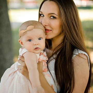 JLIKA Baby Girl Headbands - Soft Stretchy Nylon for All Ages