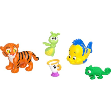 Mattel Disney Princess Set with Dolls and Friends Figures