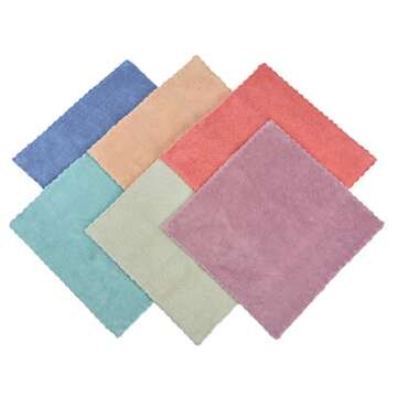 HOPESHINE Face Makeup Remover Cloths Wash Towels Facial Cleaning Wipes Reusable Soft for Sensitive S...