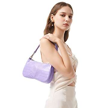 JW PEI Women's Eva Shoulder Handbag (Light Purple)
