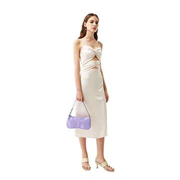 JW PEI Women's Eva Shoulder Handbag (Light Purple)