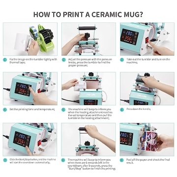 Compact PYD Life Mini Mug Heat Press Machine for Sublimation