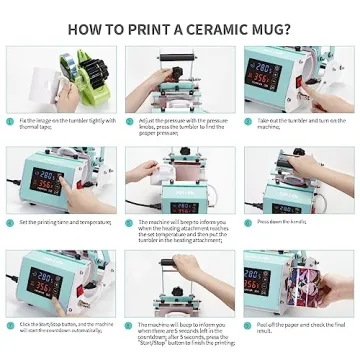 Compact PYD Life Mini Mug Heat Press Machine for Sublimation