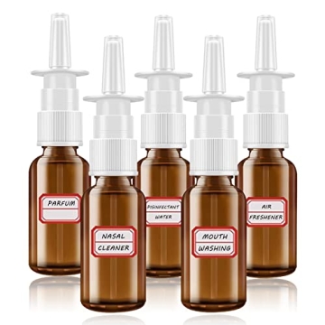 Nasal Spray Bottles 30ML Continuous Fine Mister Set of 5