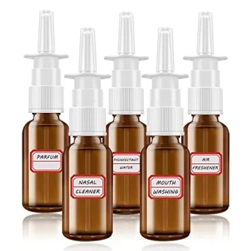 Nasal Spray Bottles 30ML Continuous Fine Mister Set of 5