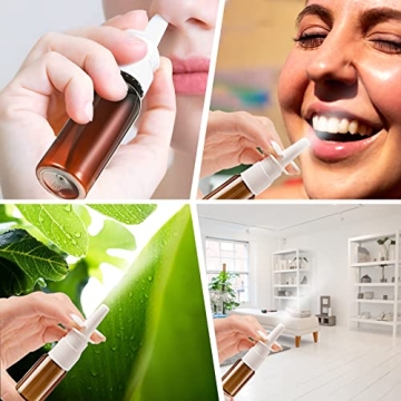 Nasal Spray Bottles 30ML Continuous Fine Mister Set of 5