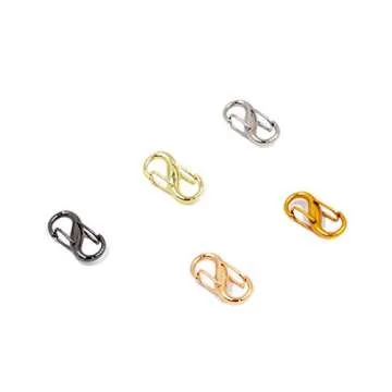 EvaGO Adjustable Metal Buckles for Bag Chains - 5 Pcs
